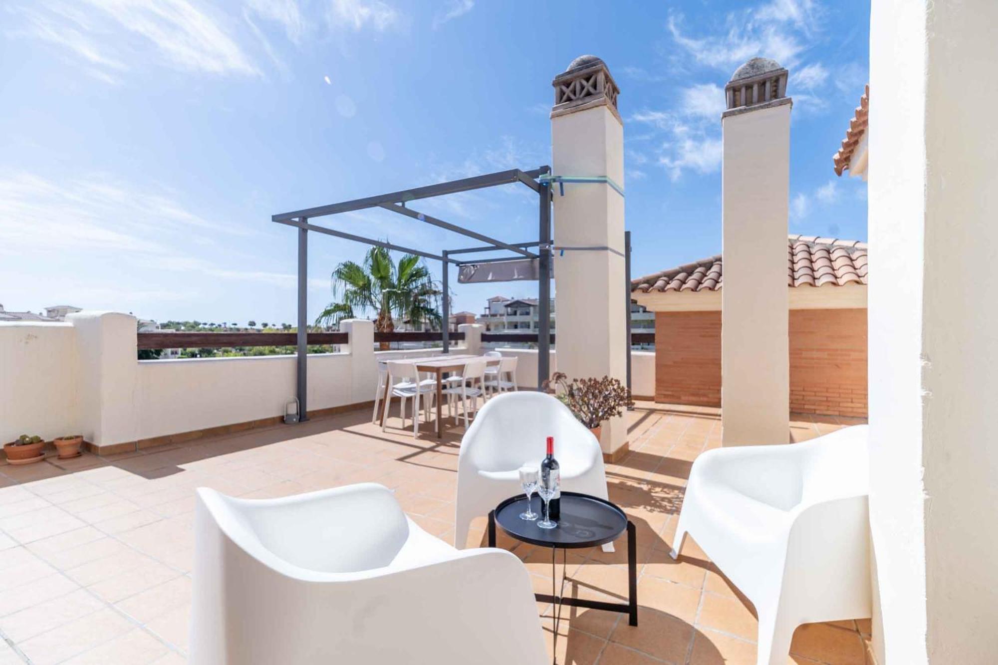 ベナルマデナ116 - Penthouse With Views And Pool, 5Min Away From Golf Course!アパートメント エクステリア 写真
